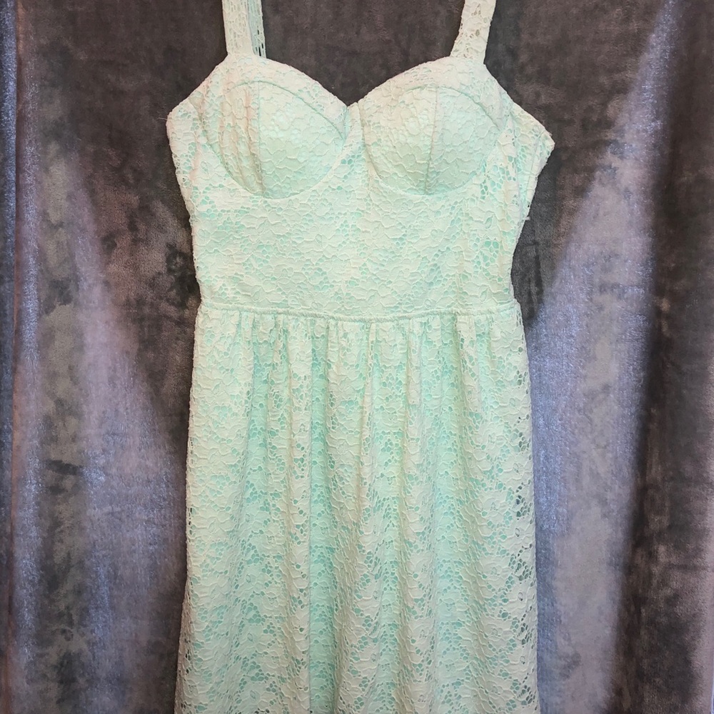 Light teal dress